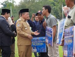 Al Haris Hadiri Pengukuhan Masa Jabatan Kades dan BPD Se-Kabupaten Sarolangun