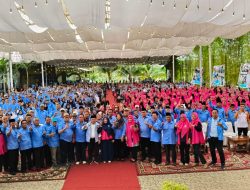 Lebih dari 2 Ribu Relawan Penuh Warna banjiri Pelantikan Tim Pemenangan Al Haris